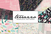 Terrazzo Inspired Digital Paper