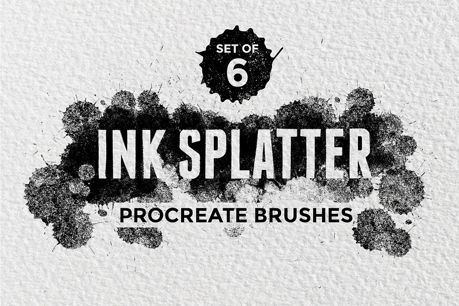 Ink Splatter Procreate Brushes in Photoshop Brushes - product preview 8