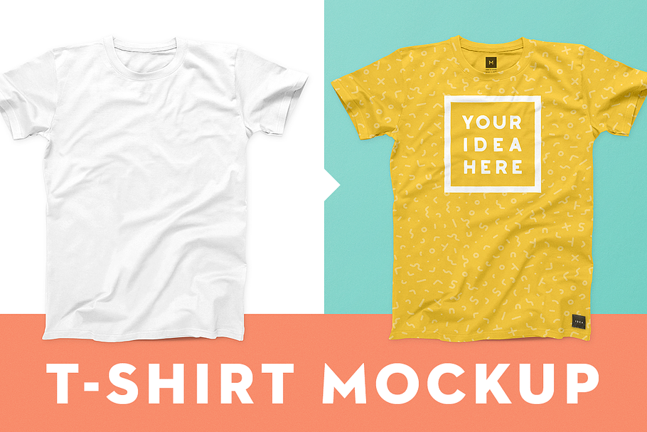 T-Shirt Mockup Template in Product Mockups - product preview 8