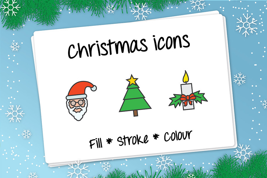 Christmas icons - vector 50 in Graphics - product preview 8