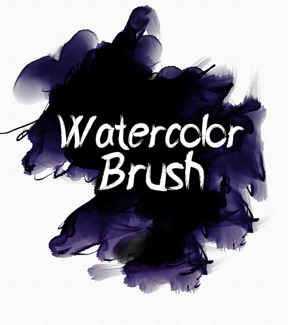 Hi-Res Water color PS Brush Set-3 in Photoshop Brushes - product preview 6