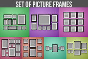 Set of Diffirent Picture Frames