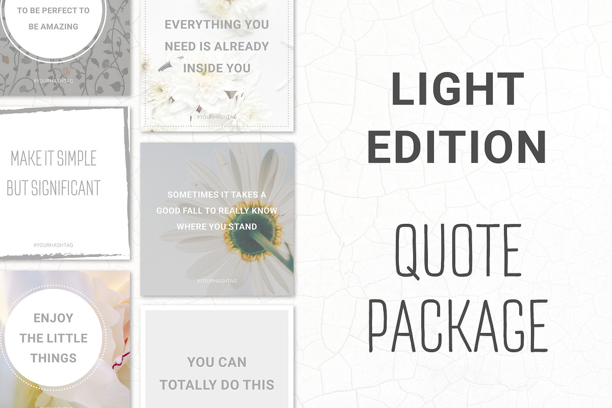 Social Media Quotes - Light Edition in Instagram Templates - product preview 8