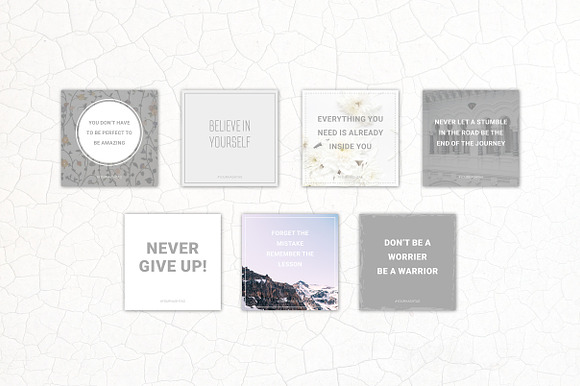 Social Media Quotes - Light Edition in Instagram Templates - product preview 4