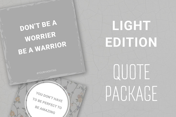 Social Media Quotes - Light Edition in Instagram Templates - product preview 5