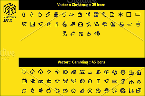 2600+ Vector Icons Pack | Part1 in Graphics - product preview 2