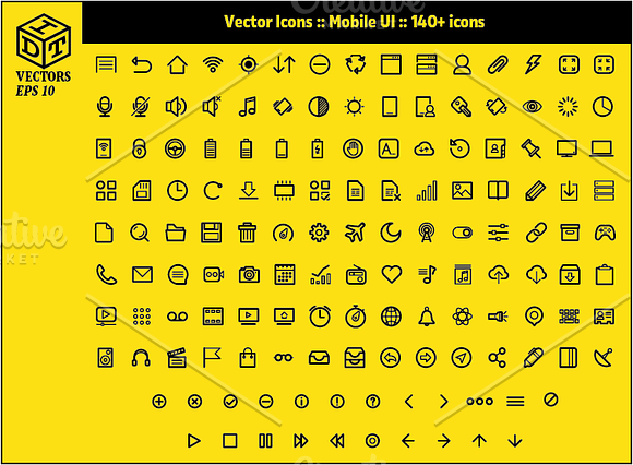2600+ Vector Icons Pack | Part3 in Graphics - product preview 1