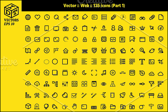 2600+ Vector Icons Pack | Part4 in Graphics - product preview 3