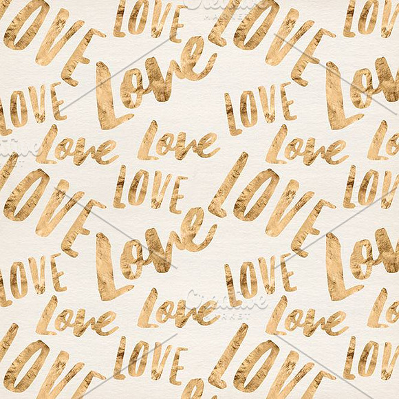 Love & Kisses Vol. 4: Warm Gold in Patterns - product preview 2