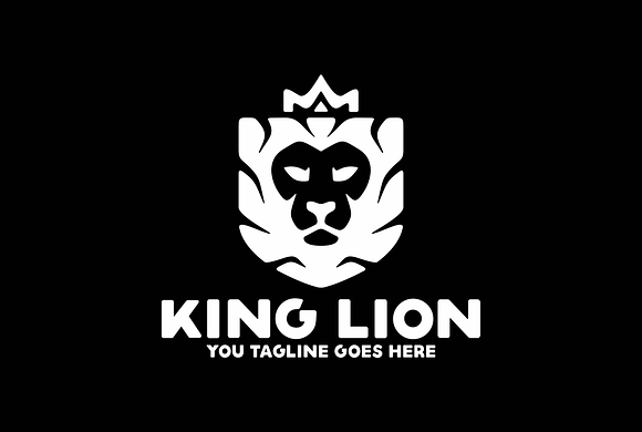 King Lion in Logo Templates - product preview 1