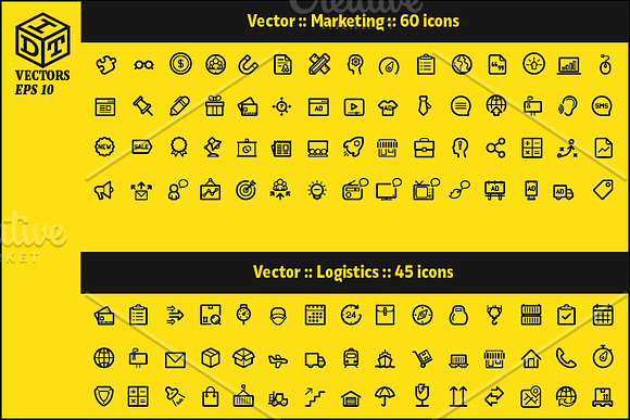 2600+ Vector Icons Pack | Part6 in Graphics - product preview 1