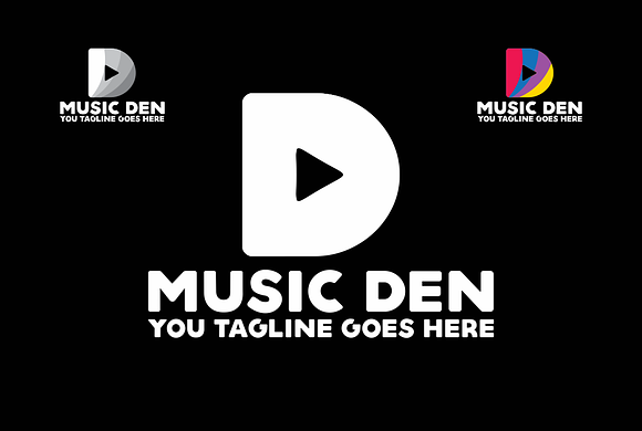 Music Den in Logo Templates - product preview 2