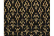 Art deco wallpaper pattern, vector