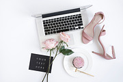 Styled Image. Roses, Cupcake & Heels