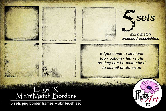 EdgeFX: Mix'n'Match in Photoshop Shapes - product preview 1