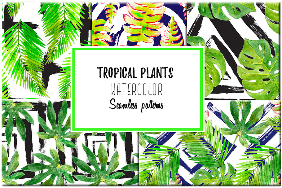Tropical plants in Patterns - product preview 8