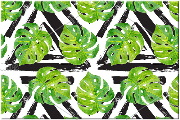Tropical plants in Patterns - product preview 3