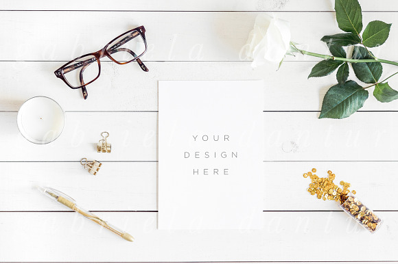 The White Rose Mockups Bundle in Print Mockups - product preview 4