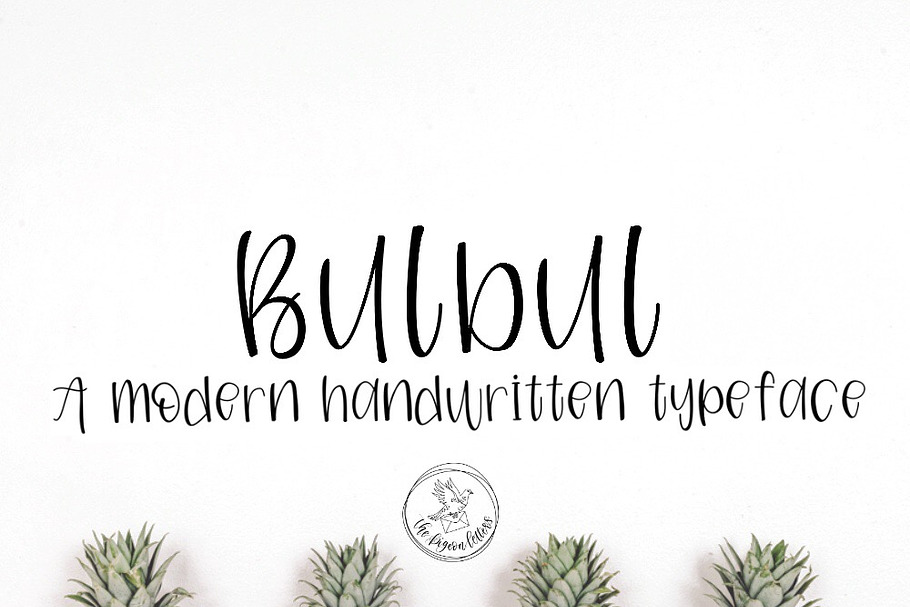 Bulbul | A Modern Handwritten Font