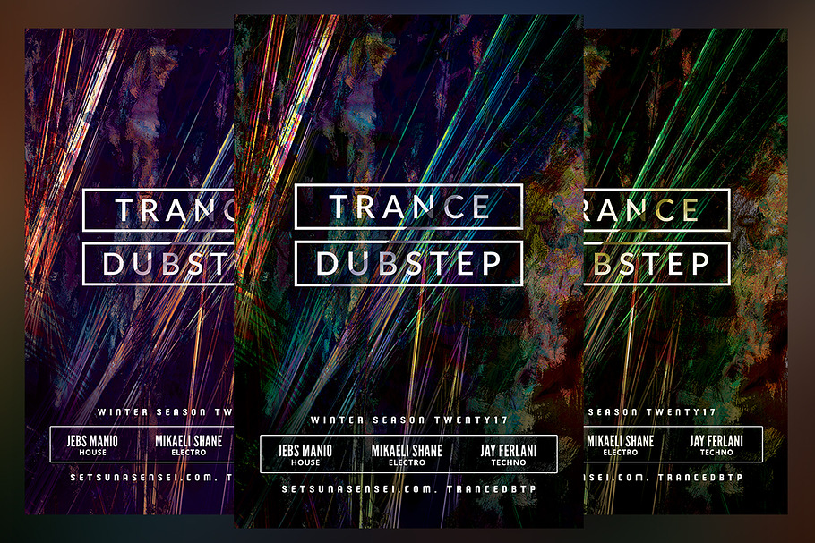 Trance Dubstep Flyer