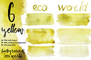 watercolor yellow backgrounds
