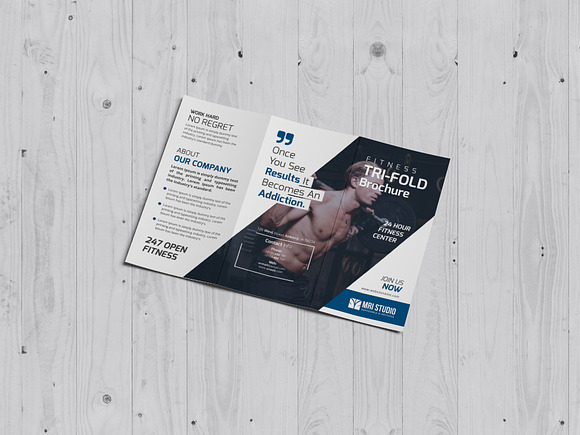Fitness Pro-Trifold in Stationery Templates - product preview 1