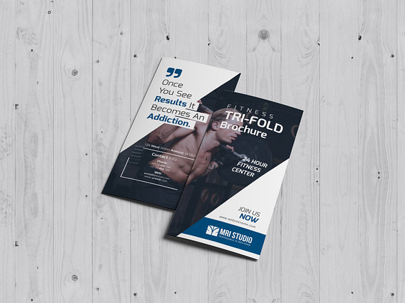 Fitness Pro-Trifold in Stationery Templates - product preview 3