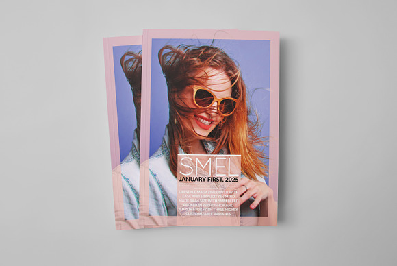 Smel - Magazine Cover Template in Magazine Templates - product preview 2