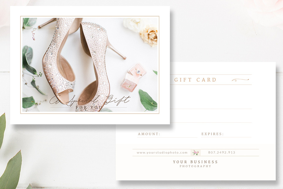 Photographer Gift Card Template