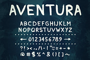 Aventura - Handmade Font