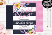 Navy and Pink Bridal Shower