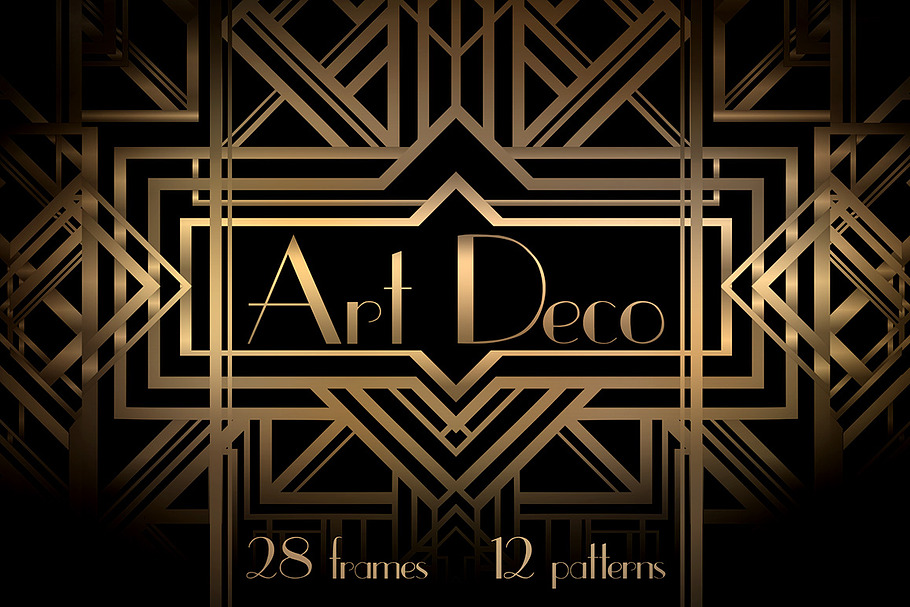 Art Deco Frames and Patterns