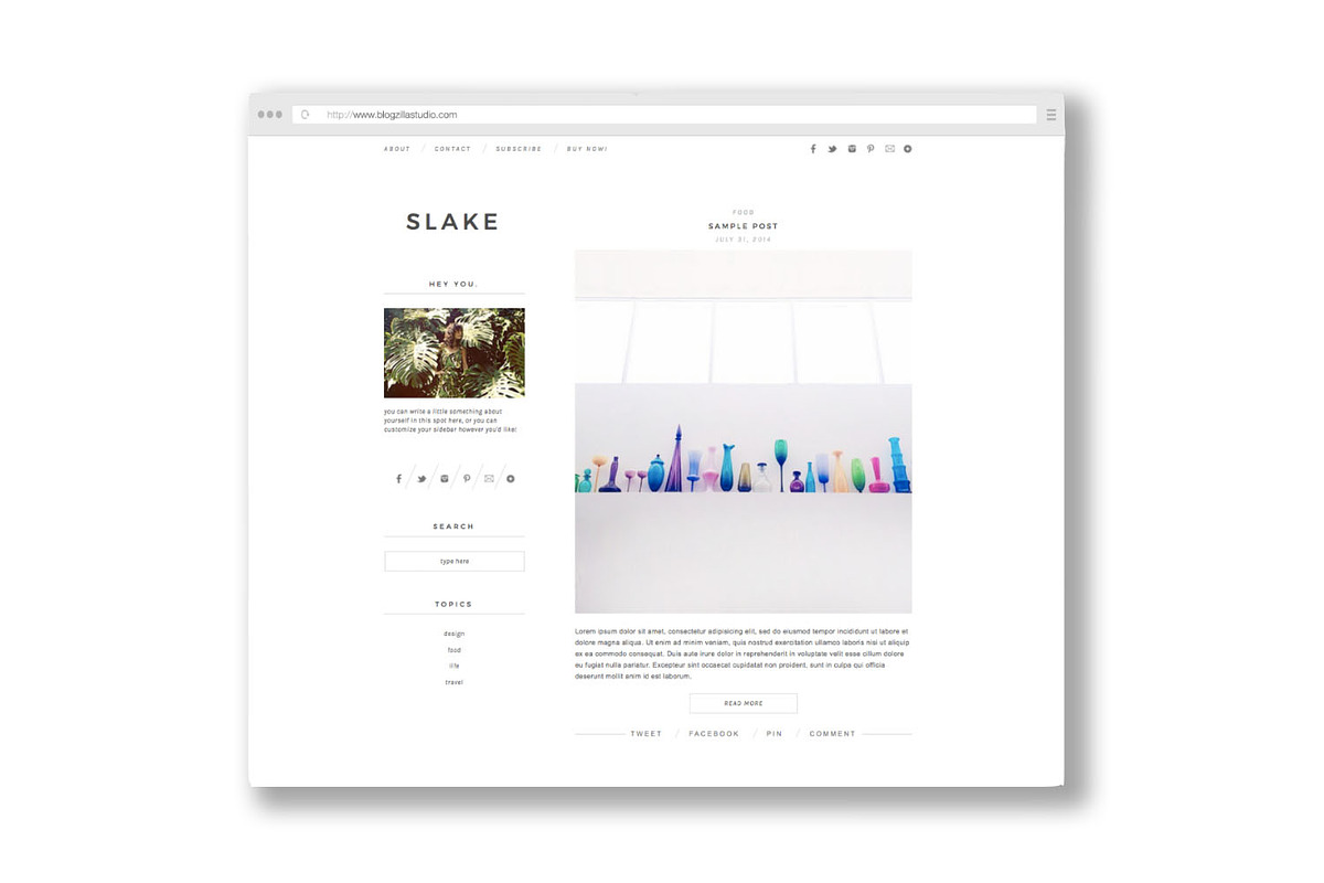 slake / a portfolio + blog in WordPress Portfolio Themes - product preview 8