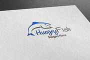 Hungry Fish Style Logo