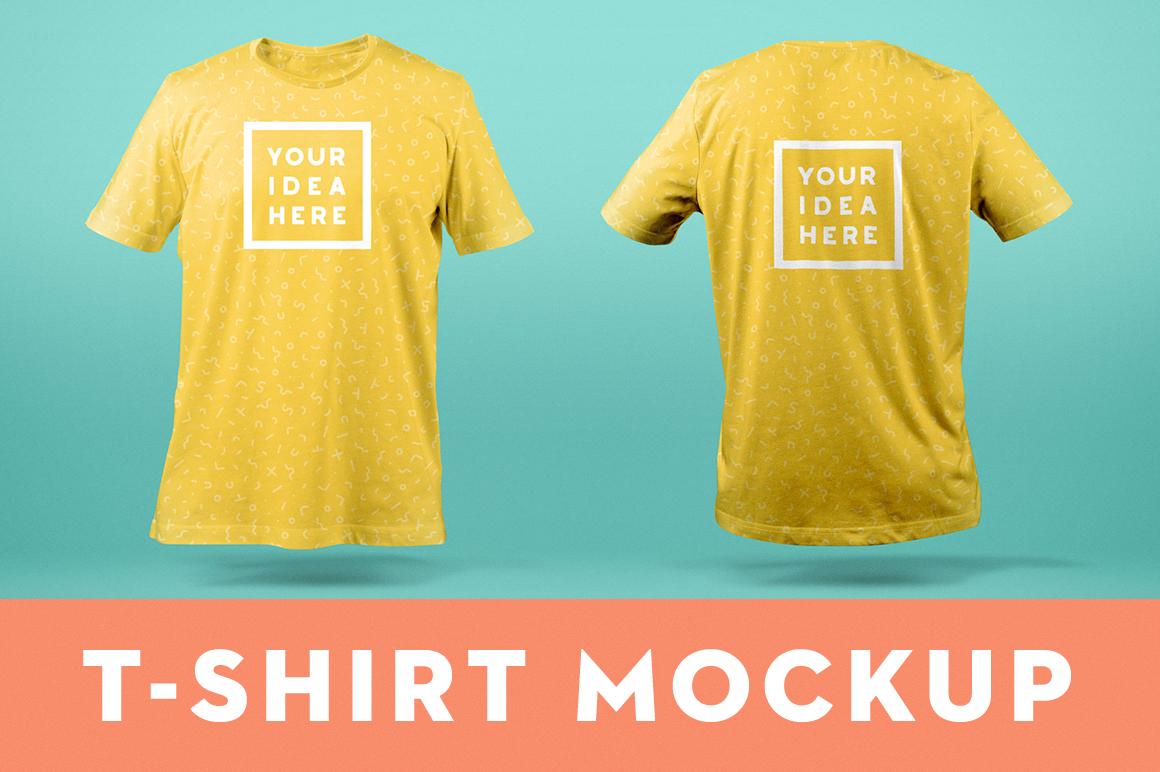 Download Shirt Mockup Back And Front