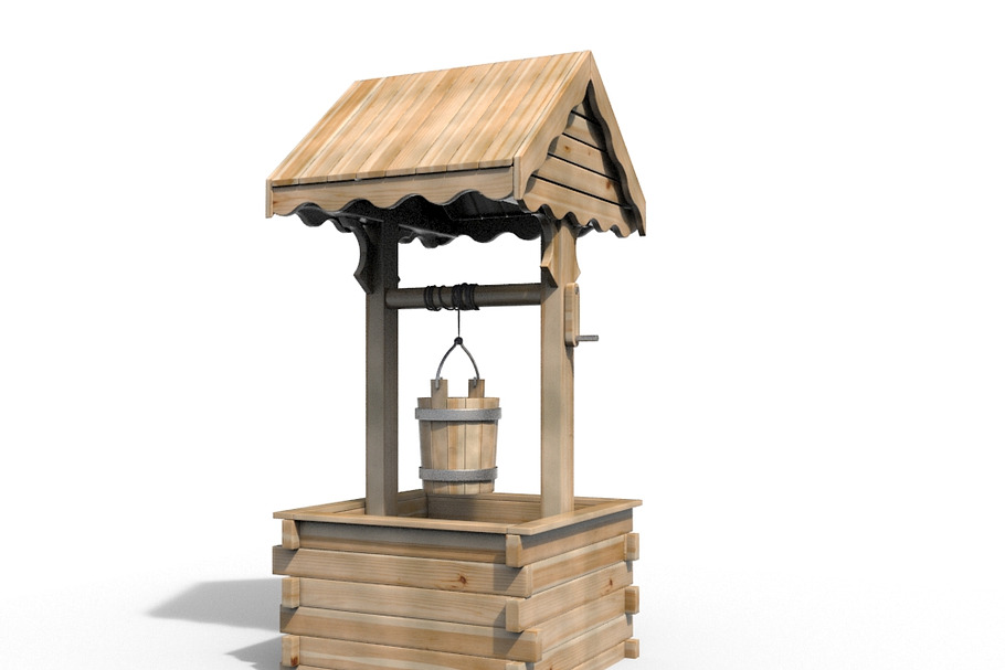 Wooden Well in Architecture - product preview 8