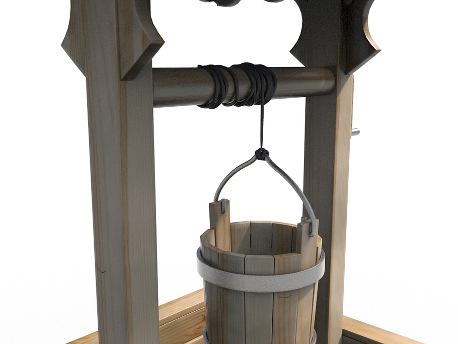 Wooden Well in Architecture - product preview 2