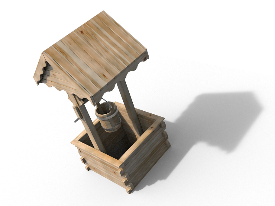 Wooden Well in Architecture - product preview 3