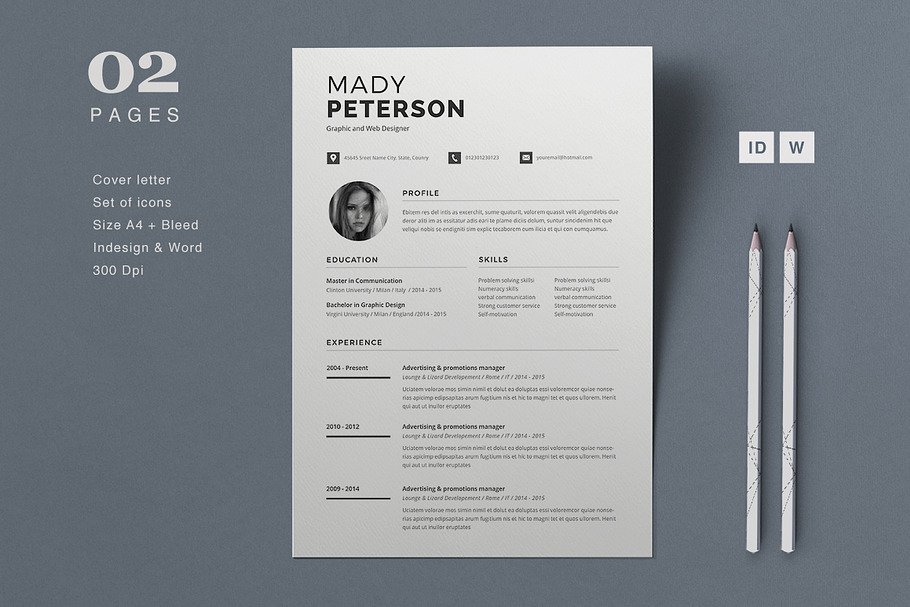 Resume Mady in Resume Templates - product preview 8