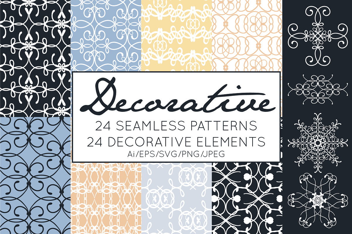 Decorative Elements & Patterns in Patterns - product preview 8