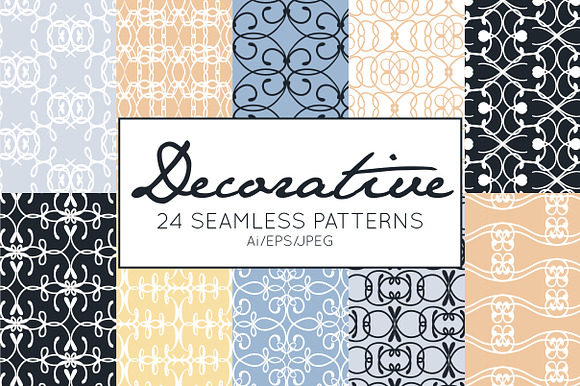 Decorative Elements & Patterns in Patterns - product preview 1