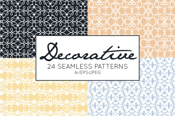 Decorative Elements & Patterns in Patterns - product preview 2