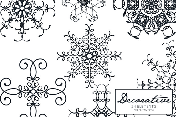 Decorative Elements & Patterns in Patterns - product preview 5