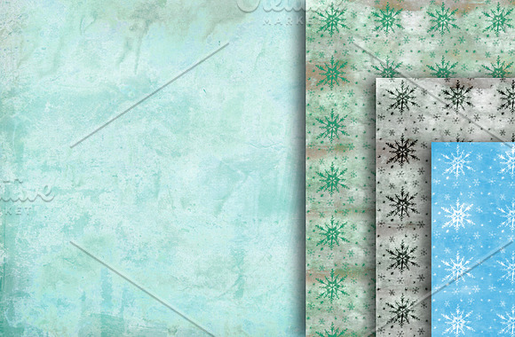 Christmas Snowflake Papers in Patterns - product preview 2