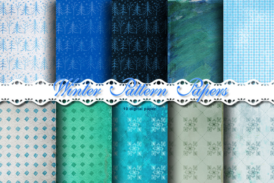 Winter Pattern Papers