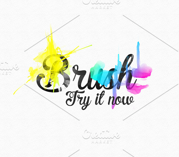 Water color Photoshop Brush Set-5 in Photoshop Brushes - product preview 6