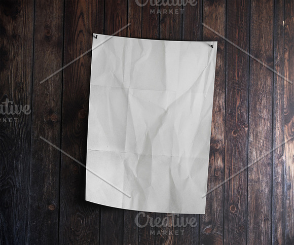 Wooden Poster Mockup in Print Mockups - product preview 2