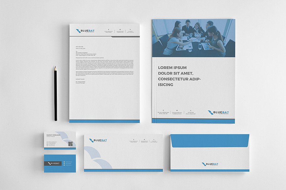 Corporate Identity Design in Stationery Templates - product preview 8