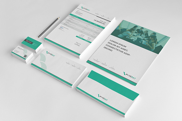 Corporate Identity Design in Stationery Templates - product preview 1