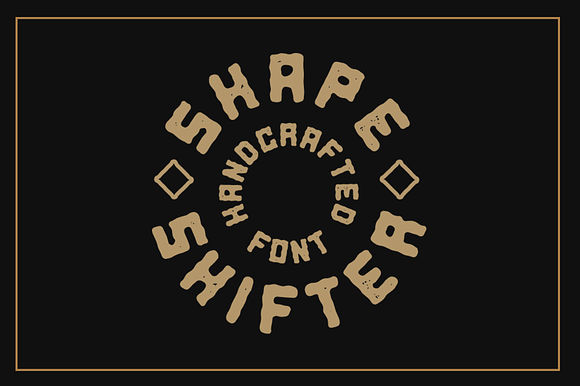 SHAPESHIFTER  in Display Fonts - product preview 1